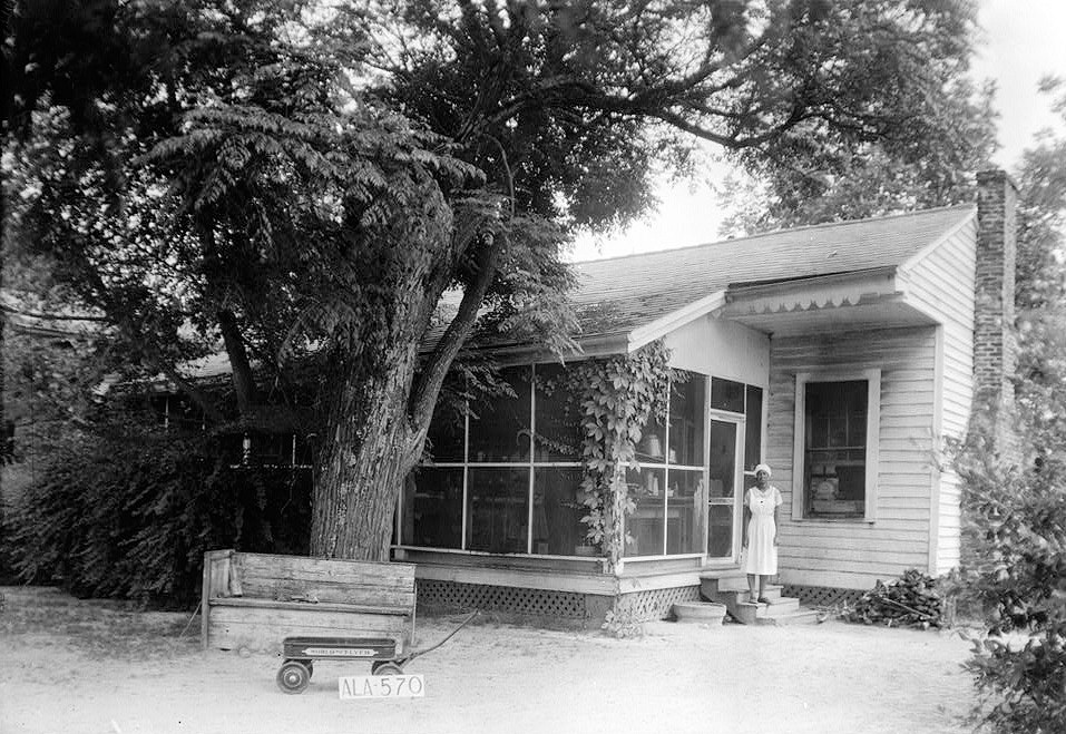 Elmoreland - The Strong House, Glenville Alabama 1935 KITCHEN AND DINING ROOM N.W.