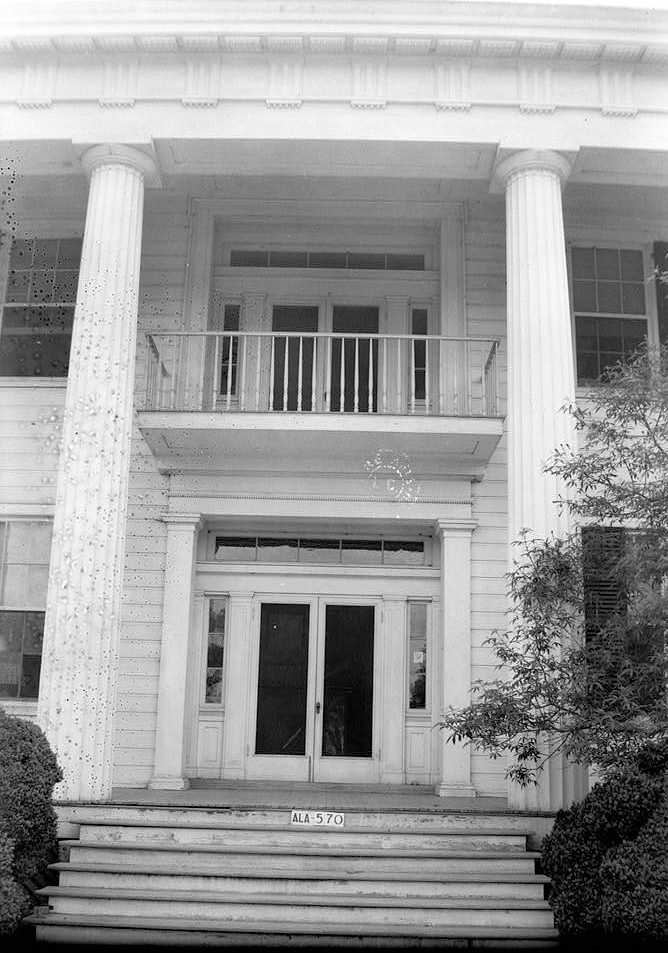 Elmoreland - The Strong House, Glenville Alabama 1935 FRONT ENTRANCE
