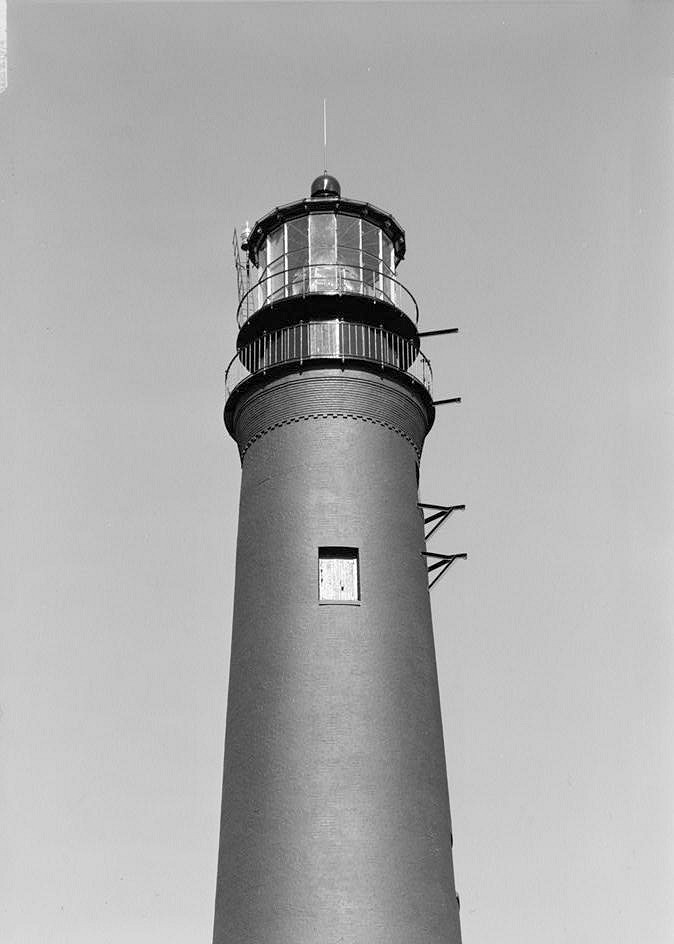 Pensacola Lighthouse, Pensacola Florida 1974 DETAIL OF LIGHTHOUSE ELEMENTS