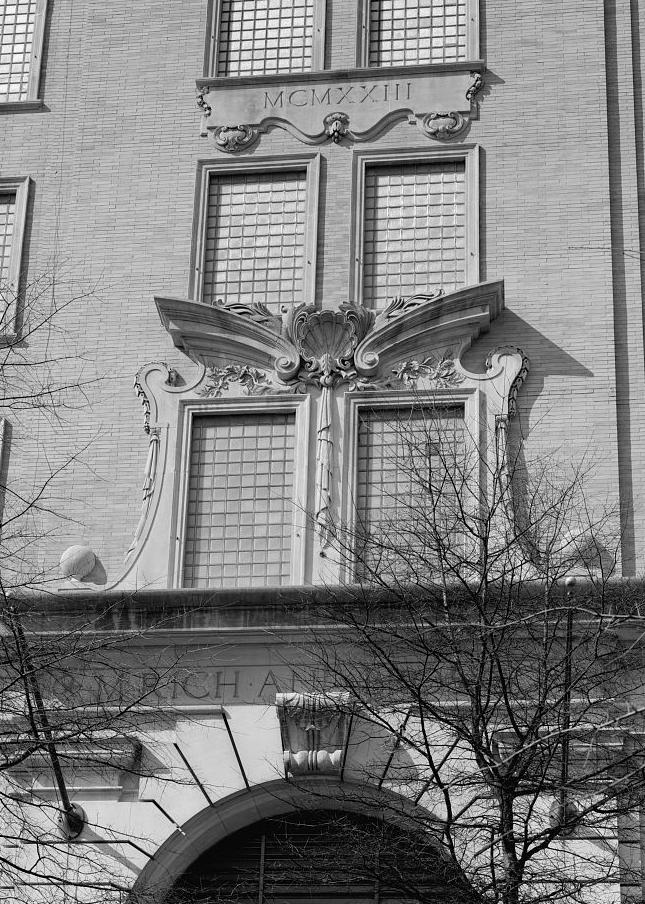 Rich's Downtown Department Store, Atlanta Georgia 1994 View of second floor window detail on east side of 1924 store.