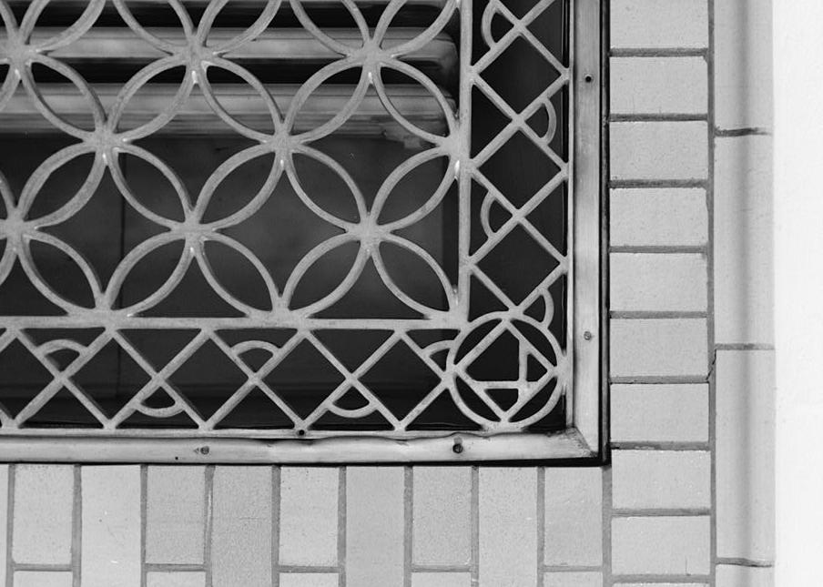 James Russell Lowell Elementary School, Louisville Kentucky 1992 DECORATIVE GRILLE IN MAIN ENTRANCE LOBBY OF 1931 SECTION, TAKEN FROM THE EAST.