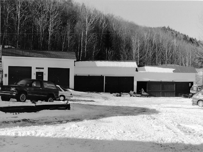 Eagle Mountain House Hotel, Jackson New Hampshire 1989 Northwest view of garages