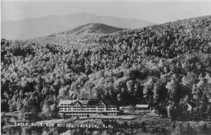 Eagle Mountain House Hotel, Jackson New Hampshire 1930 showing 1929 addition
