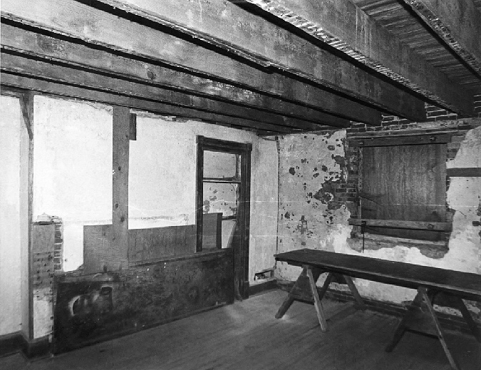 East Point Lighthouse, Maurice River New Jersey 1995 1<sup>st</sup> floor level; west end room, taken from the southeast corner.