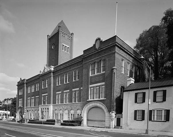 1966 General Exterior View of South (front) Facade and East Side