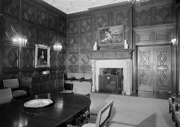 Alexander Stewart House (Embassy of Luxembourg), Washington DC 1970 DINING ROOM