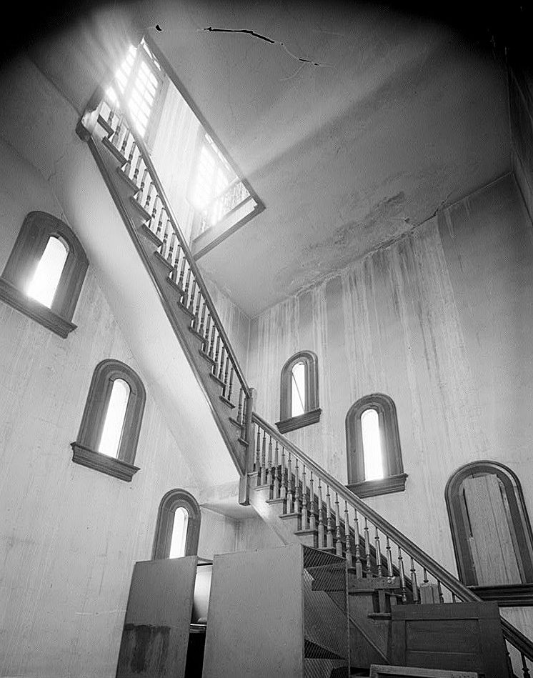 U. S. Courthouse & Post Office, La Crosse Wisconsin THIRD FLOOR, STAIRS IN SOUTHWEST TOWER (1977)