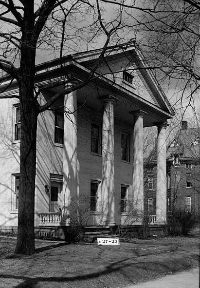 The Ballard House, Ypsilanti Michigan 1934 MAIN PORTICO BALLARD HOUSE 