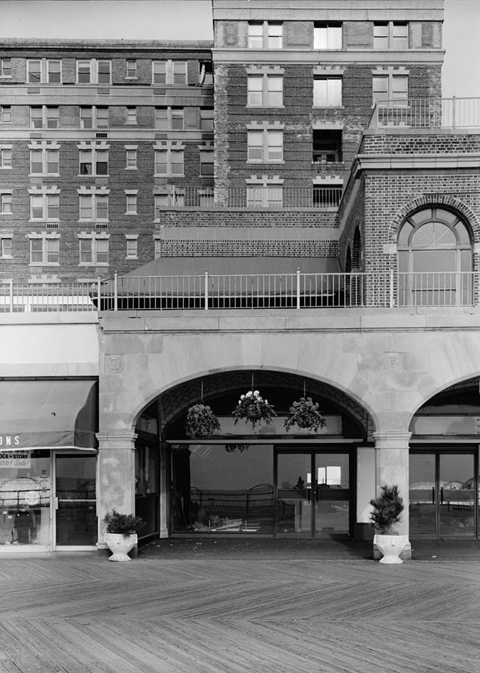 Chalfonte Hotel, Atlantic City New Jersey 1980 BOARDWALK STORES, RIGHT OF FASHION SHOP