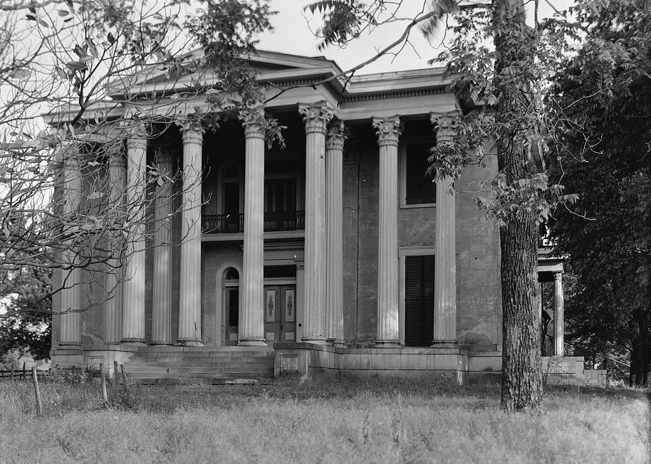 1936 DETAIL OF FRONT OR WEST ELEVATION.